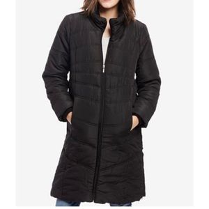 Motherhood Maternity quilted puffer coat